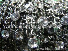 Rhinestone roll cup chain wholesale