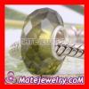 Fashion Jewelry Style Faceted Zircon Stone Beads in 925 Solid Silver Single Core