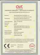 CE Certificate issued by UK AVTECH