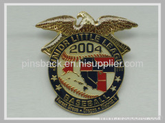 Soft enamel lapel pins