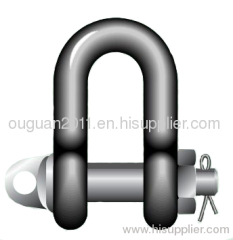 dee shackle with safety bolt