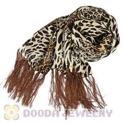 Oblong Fringed Designer Silk Scarf 170×50cm Silk Scarves Wholesale