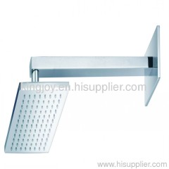 Wall shower arm with rainshower