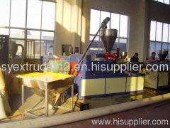 PVC TWIN-PIPE EXTRUSION LINE