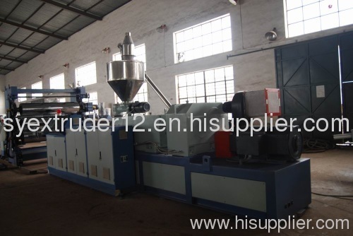 PE sheet production line