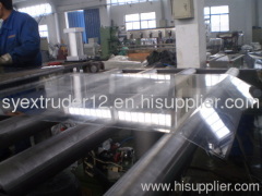 PE sheet production line