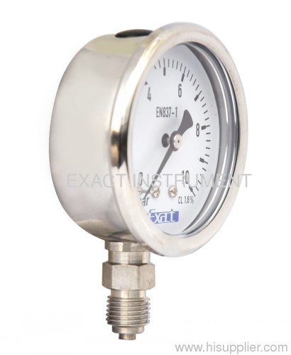 Liquid filled gauge oil fielled pressure gauge