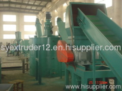 PET Bottle Crushing, Washing and Drying Production Line(500kg/h)