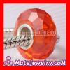 european Latest CZ Silver cubic zirconia red beads fit large hole bracelets