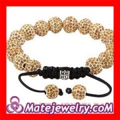 Nialaya Shamballa Bead Crystal Bracelets