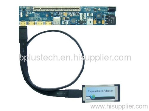 PCIe card extender adapter for notebooks-PE4H v2.4a +EC2C v1.2