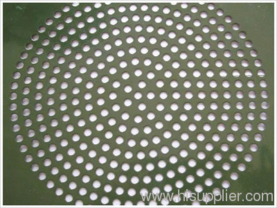 oblong hole perforated metal mesh