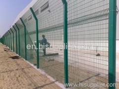 Galvanized chain link fence