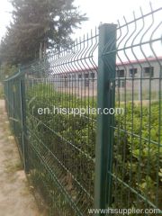 Green Coated Welded Wire Mesh Fence