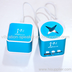 portable rechargeable resonance speaker