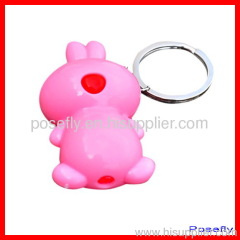 Bunny Rabbit keychain Flashlight, promotional gifts, promotion items