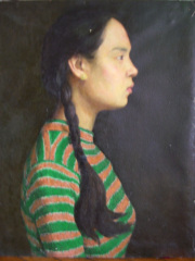 Portrait oil painting