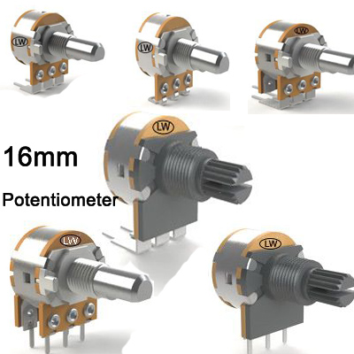 16mm Potentiometer with switch