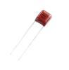 Miniature metallized polyester film capacitor