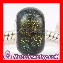 dichroic glass european beads