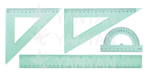 Plastic ruler set