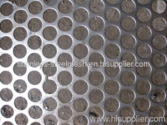Quincunx perforated sheet