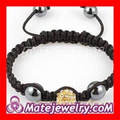 shamballa friendship string bracelets gold beads