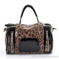 pop high-quality hot sale leopard shoulder bag(coffee)