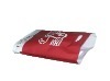 Bottom gusset promotional patch handle carrier bag