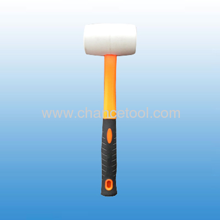 Rubber Mallet With Fiberglass Handle