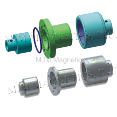 Magnetic coupling for motor components