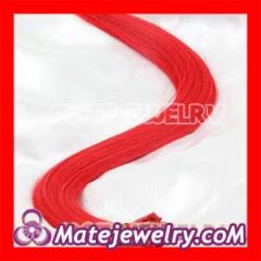 Fashion Long Red Synthetic Hair Feather Extensions