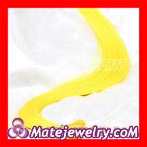 Yellow Synthetic Feather Hair Extensions Cheap wholesale