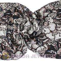 Fashion 170*50cm Oblong Fringed Long Black Silk Scarf