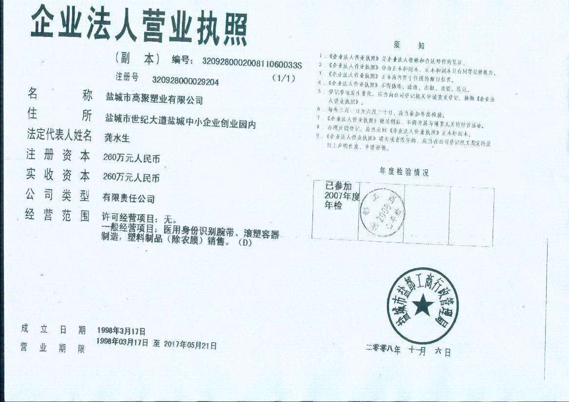 Certificate of Company Registration1