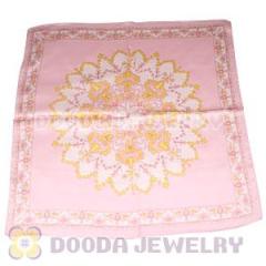 Fashion Printed Floral Small Square Silk Scarf Wholesale