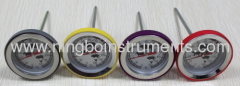 cooking thermometer with silicone cap