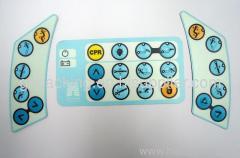 Polycarbonate graphic overlays panel,polyester overlay panel,membrane switch panel