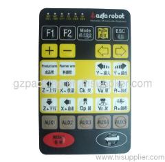 polyester graphic overlays panel,polyester overlay panel,membrane switch panel