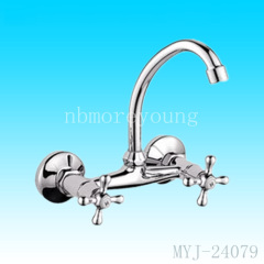 wall mount single lever kitchen faucet