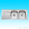 1200*500*150mm double bowl stainless steel sink