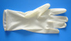 Disposable sterile surgical powdered rubber latex gloves