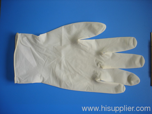 Disposable industrial powdered rubber latex gloves