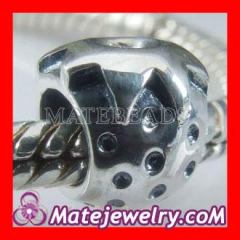 Retired european Sterling Silver Strawberry Charm