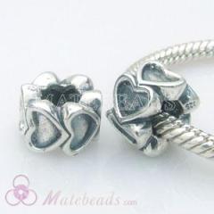 european sterling silver antique heart beads wholesale