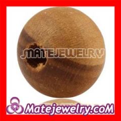 Wooden Shamballa Wood Beads