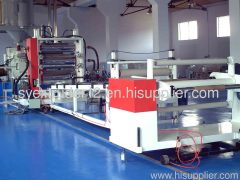 PE plate production machine