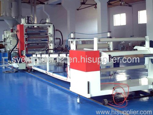 PE plate production machine