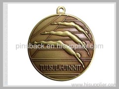 Swimming sport medal