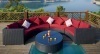 rattan garden furniture sofa chair set